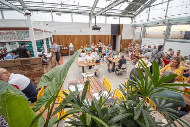 a group of people performing on a counter