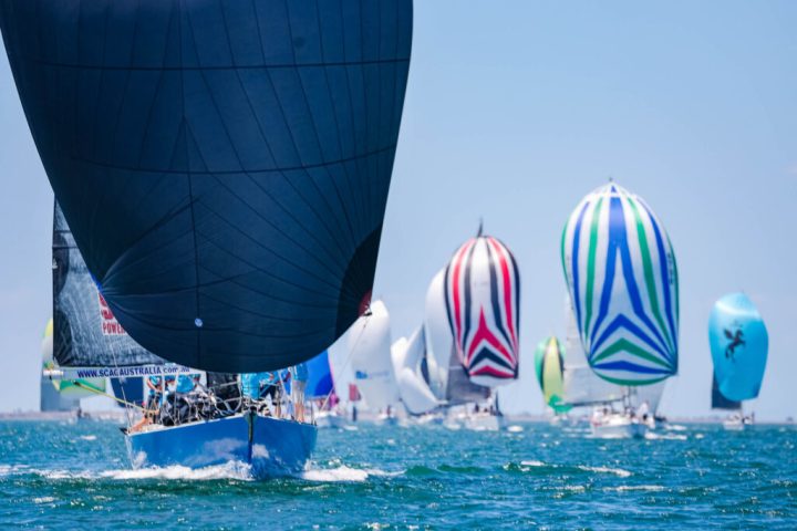 a large balloon in the air