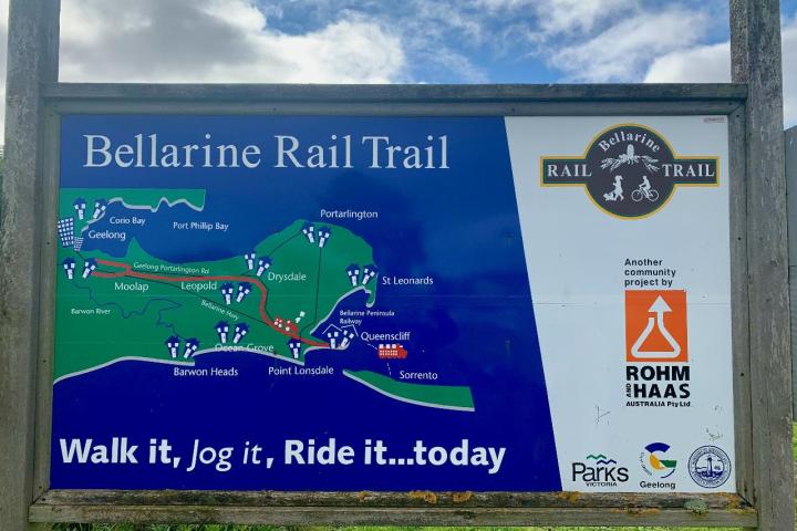 a sign on the side of a building