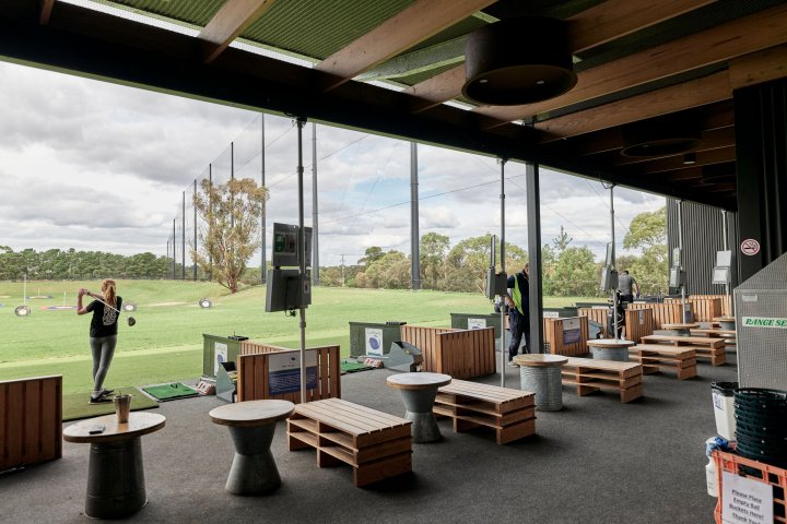 a person standing in front of a building